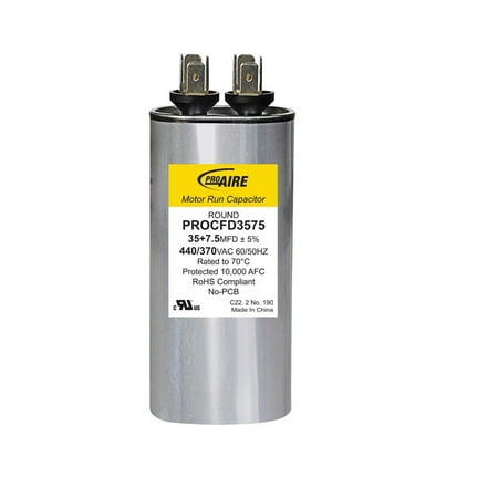 Perfect Aire Perfect Aire PROCFD3575 ProAire Round Run Capacitor 370 Volt