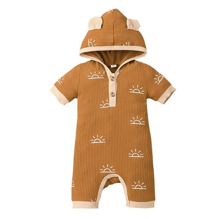 Rovga Baby Girl Bodysuits Playsuits Clothes Short Sleeved Jumpsuit Rainbow Print Jumpsuit Summer Hoodie Suit 3 6 12 18 Months
Rovga Baby Girl Bodysuits Playsuits Clothes Short Sleeved Jumpsuit Rainbow Print Jumpsuit Summer Hoodie Suit 3 6 12 18 Months