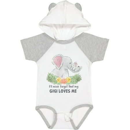 Inktastic I ll Never Forget That My Gigi Loves Me with Cute Elephants Gift Baby Boy or Baby Girl Bodysuit
Inktastic I ll Never Forget That My Gigi Loves Me with Cute Elephants Gift Baby Boy or Baby Girl Bodysuit