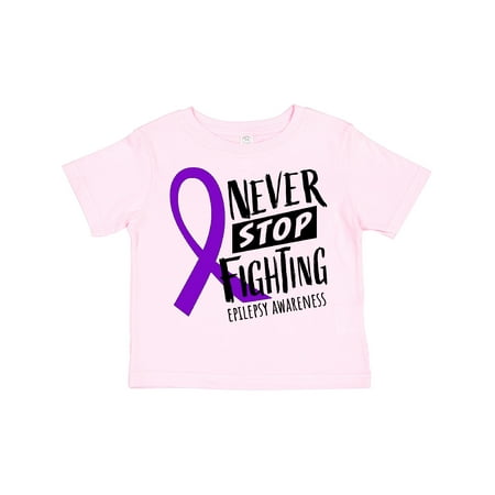 Inktastic Never Stop Fighting Epilepsy Awareness Purple Ribbon Gift Toddler Boy or Toddler Girl T-Shirt
Inktastic Never Stop Fighting Epilepsy Awareness Purple Ribbon Gift Toddler Boy or Toddler Girl T-Shirt