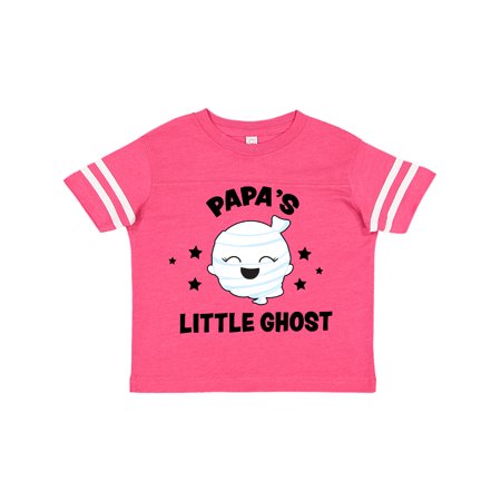 Inktastic Cute Papa s Little Ghost with Stars Gift Toddler Toddler Girl T-Shirt