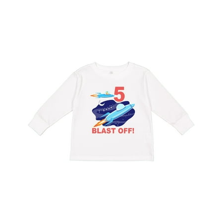 Inktastic Outer Space 5th Birthday Gift Toddler Boy or Toddler Girl Long Sleeve T-Shirt
Inktastic Outer Space 5th Birthday Gift Toddler Boy or Toddler Girl Long Sleeve T-Shirt