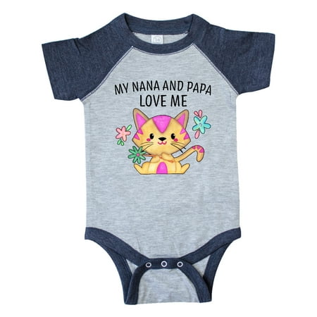 Inktastic My Nana and Papa Love Me with Cute Kitten and Flowers Gift Baby Boy or Baby Girl Bodysuit
Inktastic My Nana and Papa Love Me with Cute Kitten and Flowers Gift Baby Boy or Baby Girl Bodysuit