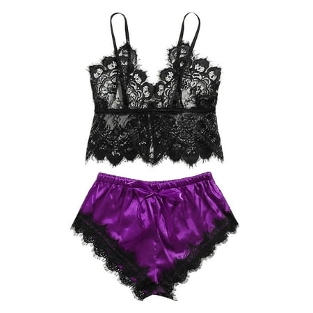 HHei_K New fascinating Lace Lingerie Silk Underwear Sleepwear Underwear Pajamas Satin
HHei_K New fascinating Lace Lingerie Silk Underwear Sleepwear Underwear Pajamas Satin