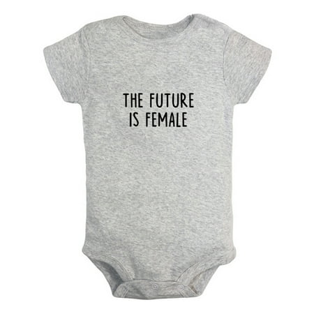 The Future is Female Funny Rompers For Babies Newborn Baby Unisex Bodysuits Infant Jumpsuits Toddler 0-24 Months Kids One-Piece Oufits (Gray 12-18 Months)
The Future is Female Funny Rompers For Babies Newborn Baby Unisex Bodysuits Infant Jumpsuits Toddler 0-24 Months Kids One-Piece Oufits (Gray 12-18 Months)