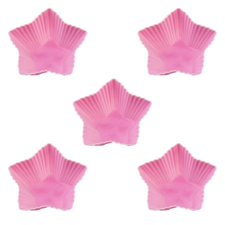 COOLL Oven Safe Cupcake Molds Silicone Cupcake Molds 5pcs 7cm Silicone Muffin Cups Non-stick Star Flower Shaped Cupcake Molds
COOLL Oven Safe Cupcake Molds Silicone Cupcake Molds 5pcs 7cm Silicone Muffin Cups Non-stick Star Flower Shaped Cupcake Molds