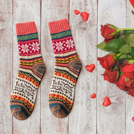 KEUSN Womens Thickened Thermal Socks Christmas Socks Socks Christmas Wnter Socks