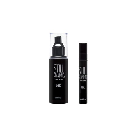 Still Standing Spray Prevents High Heel Discomfort Large & Mini Purse Spray for Any Height Heel or Thin Soled Shoe (Unisex) 
Still Standing Spray Prevents High Heel Discomfort Large & Mini Purse Spray for Any Height Heel or Thin Soled Shoe (Unisex)