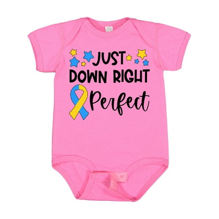 Inktastic Just Down RIght Perfect Down Syndrome Awareness Ribbon Gift Baby Boy or Baby Girl Bodysuit
Inktastic Just Down RIght Perfect Down Syndrome Awareness Ribbon Gift Baby Boy or Baby Girl Bodysuit