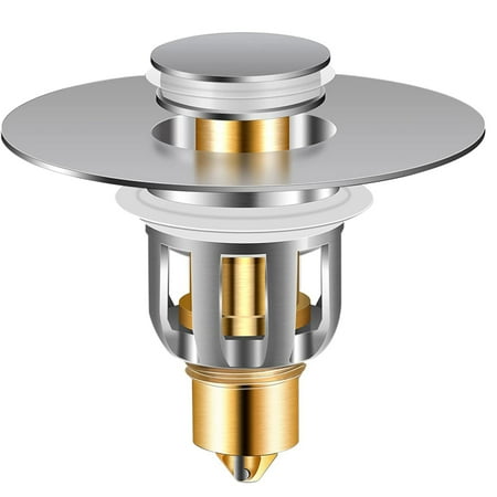 Upgraded Universal Bathroom Sink Stopper for Kitchen Bathroom Push Type Sink Drain Plug Anti-Clogging Sink Plug 28-55mm
Upgraded Universal Bathroom Sink Stopper for Kitchen Bathroom Push Type Sink Drain Plug Anti-Clogging Sink Plug 28-55mm