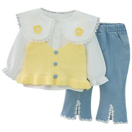 HIBRO Girls Suits Western Style Fashionable Little Children S Clothes Baby Girls Clothes Three Piece Children S Spring Clothes Girls And Dress Girls Toddler Dresses 2t
HIBRO Girls Suits Western Style Fashionable Little Children S Clothes Baby Girls Clothes Three Piece Children S Spring Clothes Girls And Dress Girls Toddler Dresses 2t