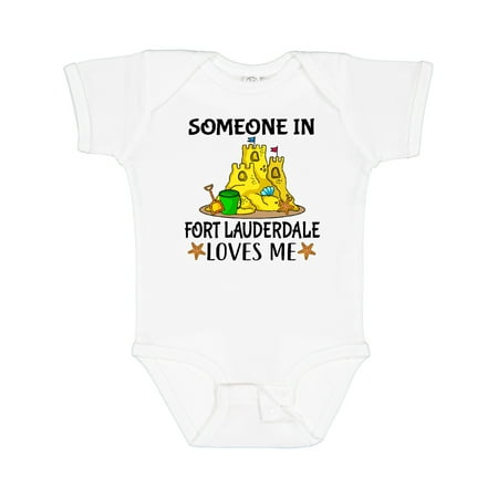 Inktastic Someone in Fort Lauderdale Florida Loves Me Gift Baby Boy or Baby Girl Bodysuit 
Inktastic Someone in Fort Lauderdale Florida Loves Me Gift Baby Boy or Baby Girl Bodysuit