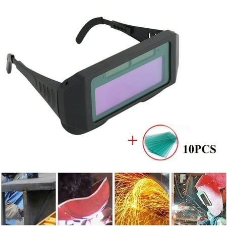 Solar Powered Auto Darkening Welding Mask Helmet Eyes Goggle Welder Glasse