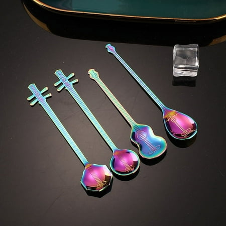 4pcs Musical Instruments Spoons Stainless Steel Coffee Spoon Tableware Dessert Spoons
4pcs Musical Instruments Spoons Stainless Steel Coffee Spoon Tableware Dessert Spoons