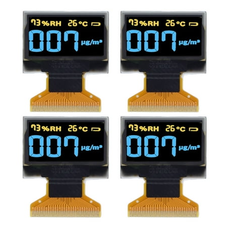 

Organic LCD Display 0.96in Self Illuminated Organic Light Emitting Diode LCD Display For Repairing White Displaying Blue Displaying Yellow Blue Dual Displaying