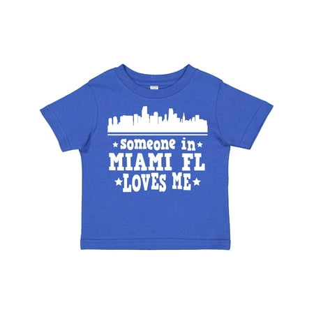 Inktastic Miami Florida Someone Loves Me City Skyline Gift Toddler Boy or Toddler Girl T-Shirt
Inktastic Miami Florida Someone Loves Me City Skyline Gift Toddler Boy or Toddler Girl T-Shirt