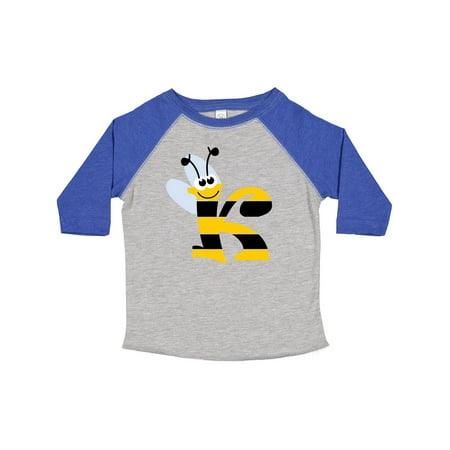 Inktastic Cute Bee Initial K Gift Toddler Boy or Toddler Girl T-Shirt