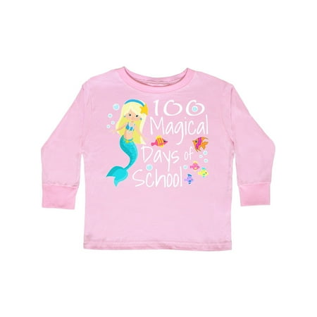 Inktastic 100 Magical Days of School with Blue Mermaid and Fish Gift Toddler Boy or Toddler Girl Long Sleeve T-Shirt
Inktastic 100 Magical Days of School with Blue Mermaid and Fish Gift Toddler Boy or Toddler Girl Long Sleeve T-Shirt