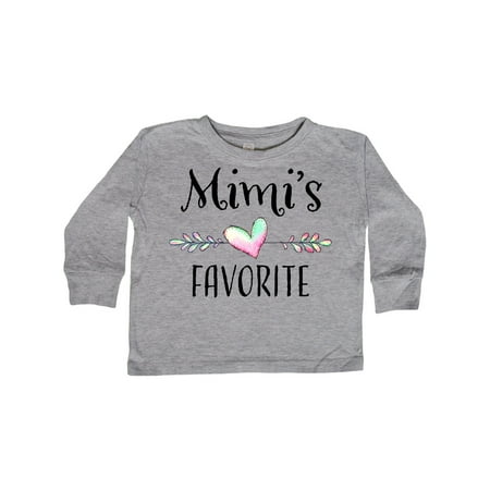 Inktastic Mimi s Favorite- Heart Grandchild Gift Toddler Boy or Toddler Girl Long Sleeve T-Shirt
Inktastic Mimi s Favorite- Heart Grandchild Gift Toddler Boy or Toddler Girl Long Sleeve T-Shirt