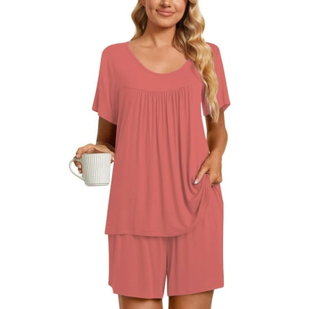 Lounge sets for women 2 piece 2PC Women s Round Neck Shorts Sleeve Two-piece Comfortable Home Pajamas Set Sports Set comfy sets for women
Lounge sets for women 2 piece 2PC Women s Round Neck Shorts Sleeve Two-piece Comfortable Home Pajamas Set Sports Set comfy sets for women