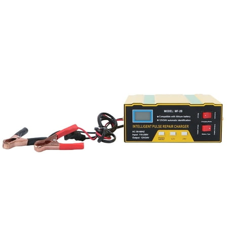 1PC 12V 6A Car Battery Charger Compact Motorcycle Charger Full Automatic Intelligent Battery Charger Universal Repair Type Lead-acid Storage Charger with US Plug
1PC 12V 6A Car Battery Charger Compact Motorcycle Charger Full Automatic Intelligent Battery Charger Universal Repair Type Lead-acid Storage Charger with US Plug