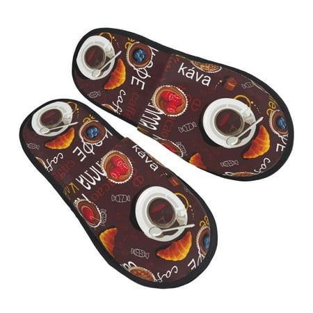 Junzan Fuzzy Feet Slippers For Women House Shoes Non Slip Indoor/Outdoor A Cup Of Black Coffee On A Saucer Designs-Medium
Junzan Fuzzy Feet Slippers For Women House Shoes Non Slip Indoor/Outdoor A Cup Of Black Coffee On A Saucer Designs-Medium