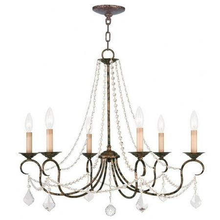 Traditional Six Light Chandelier-Hand Applied Venetian Golden Bronze Finish Bailey Street Home 218-Bel-1261106
Traditional Six Light Chandelier-Hand Applied Venetian Golden Bronze Finish Bailey Street Home 218-Bel-1261106
