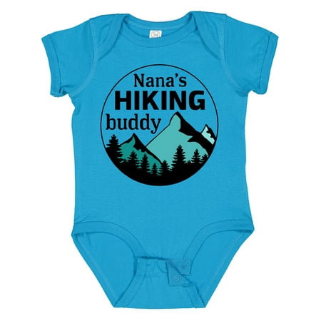 Inktastic Nana s Hiking Buddy with Mountains and Trees Boys or Girls Baby Bodysuit
Inktastic Nana s Hiking Buddy with Mountains and Trees Boys or Girls Baby Bodysuit
