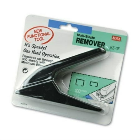 Max Heavy-Duty Black Staple Remover (RZ-3F)