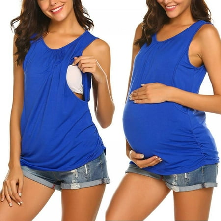 Women s Maternity Nursing Tops Breastfeeding Tank Top Shirt Double Layer Soft Sleeveless Pregnancy Clothes
Women s Maternity Nursing Tops Breastfeeding Tank Top Shirt Double Layer Soft Sleeveless Pregnancy Clothes