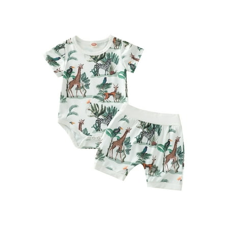 Bagilaanoe 2pcs Newborn Baby Girl Boy Short Pants Set Print Short Sleeve Romper Tops + Shorts 6M 12M 18M 24M Infant Casual Summer Outfits
Bagilaanoe 2pcs Newborn Baby Girl Boy Short Pants Set Print Short Sleeve Romper Tops + Shorts 6M 12M 18M 24M Infant Casual Summer Outfits