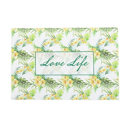 Fashionable Non Slip Table Dining PVC Placemat Insulation Pad Rectangle Tableware Mat(#1)
Fashionable Non Slip Table Dining PVC Placemat Insulation Pad Rectangle Tableware Mat(#1)