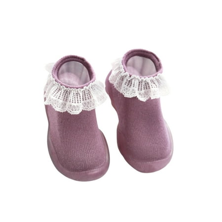 NICEXMAS 1 Pair of Non-slip Flooring Socks Winter Warm Floor Lace Socks for Toddlers Baby - Size 22/23 (Purple)
NICEXMAS 1 Pair of Non-slip Flooring Socks Winter Warm Floor Lace Socks for Toddlers Baby - Size 22/23 (Purple)