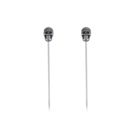 Tinksky 2 Pcs 304 Stainless Steel Cocktail Sticks Skull Head Fruit Picks Cake Picks Reusable Martini Picks (Silver)
Tinksky 2 Pcs 304 Stainless Steel Cocktail Sticks Skull Head Fruit Picks Cake Picks Reusable Martini Picks (Silver)