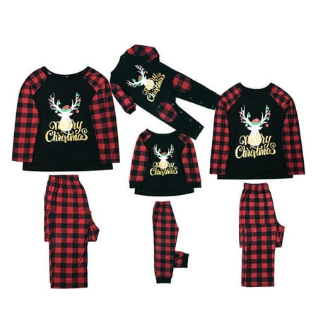 Viworld Christmas Family Pajamas Matching Set Merry Christmas Sleepwear Plaid Pants Adult Men Women Kid Baby Pajamas
Viworld Christmas Family Pajamas Matching Set Merry Christmas Sleepwear Plaid Pants Adult Men Women Kid Baby Pajamas