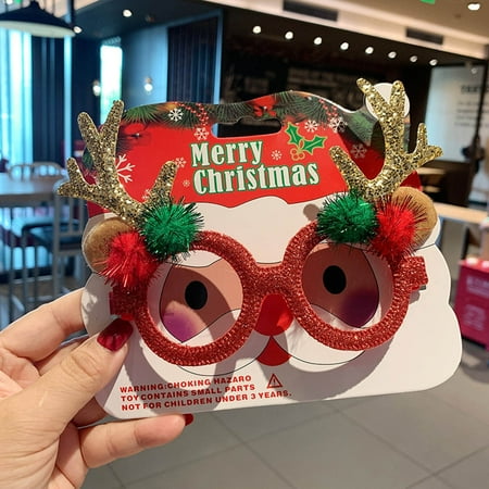 Christmas Glasses Props Attractive Exquisite Workmanship Decoration Party Props Christmas Day Hot Sale
Christmas Glasses Props Attractive Exquisite Workmanship Decoration Party Props Christmas Day Hot Sale
