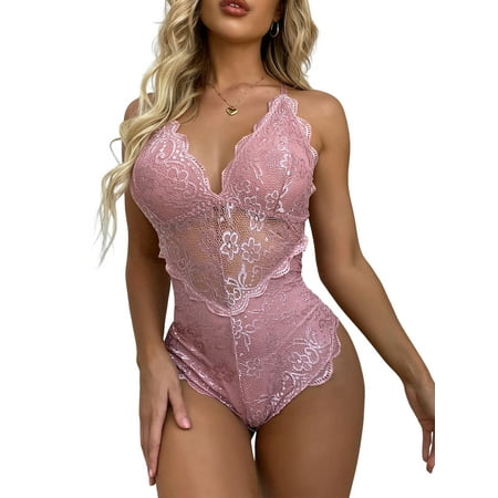 Beiwei Ladies Lingerie One Piece Underwear Deep V Sleepwear Sexy Nightwear Sleeping Babydoll Backless Dark Pink L
Beiwei Ladies Lingerie One Piece Underwear Deep V Sleepwear Sexy Nightwear Sleeping Babydoll Backless Dark Pink L