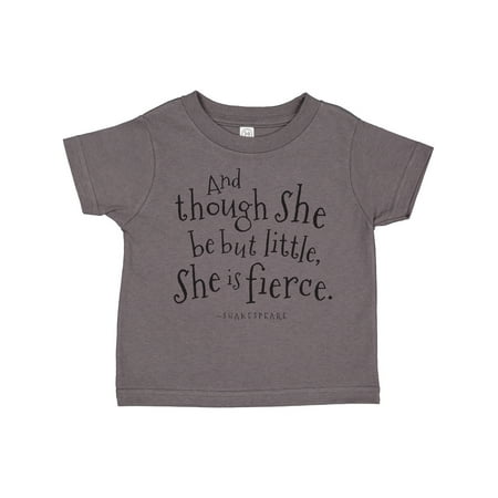 Inktastic Though She Be but Little Shakespeare Quote Gift Toddler Boy or Toddler Girl T-Shirt
Inktastic Though She Be but Little Shakespeare Quote Gift Toddler Boy or Toddler Girl T-Shirt