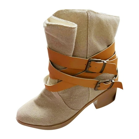 PMUYBHF Women s Mid Length Boots Thick High Heels Fashionable And Boots 39.98
PMUYBHF Women s Mid Length Boots Thick High Heels Fashionable And Boots 39.98