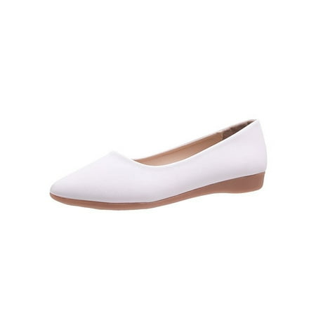 Woobling Ladies Loafers Slip On Flats Non-slip Casual Shoes Walking Flat Shoe Lightweight Comfort Fashion White 8
Woobling Ladies Loafers Slip On Flats Non-slip Casual Shoes Walking Flat Shoe Lightweight Comfort Fashion White 8
