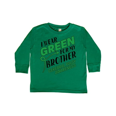 Inktastic I Wear Green for my Brother- Cerebral Palsy awareness Gift Toddler Boy or Toddler Girl Long Sleeve T-Shirt
Inktastic I Wear Green for my Brother- Cerebral Palsy awareness Gift Toddler Boy or Toddler Girl Long Sleeve T-Shirt
