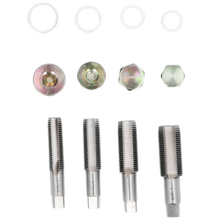 Oil Pan Thread Repair Kit Expanded 64Pcs/set Oil Drain Plug Rethreading Tool With Carry Case For Differential Mechanism 
Oil Pan Thread Repair Kit Expanded 64Pcs/set Oil Drain Plug Rethreading Tool With Carry Case For Differential Mechanism