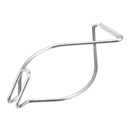 Uxcell 2.3 x 1.1 x 0.9 Inch Stainless Steel Ceiling Hooks Silver Finish 40 Counts