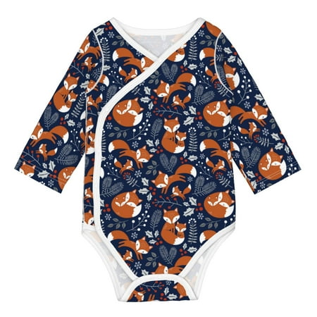 Tebeau Cute Foxes Print Baby Long Sleeve Bodysuit Long Sleeve Onesies Romper For Girls Boys Clothes Baby Onesies-2 Years
Tebeau Cute Foxes Print Baby Long Sleeve Bodysuit Long Sleeve Onesies Romper For Girls Boys Clothes Baby Onesies-2 Years
