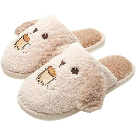 CoCopeaunt Fluffy Cute Dog House Slippers for Women Men Trendy Soft Furry Faux Fur Warm Anti-skip Shoes Indoor Home
CoCopeaunt Fluffy Cute Dog House Slippers for Women Men Trendy Soft Furry Faux Fur Warm Anti-skip Shoes Indoor Home