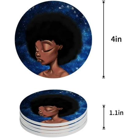 KXMDXA Girl Set of 6 Round Coaster for Drinks Absorbent Ceramic Stone Coasters Cup Mat with Cork Base for Home Kitchen Room Coffee Table Bar Decor
KXMDXA Girl Set of 6 Round Coaster for Drinks Absorbent Ceramic Stone Coasters Cup Mat with Cork Base for Home Kitchen Room Coffee Table Bar Decor