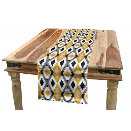 Abstract Table Runner Geometric Rhombuses Nature Tones Dining Room Kitchen Rectangular Runner 3 Sizes by Ambesonne
Abstract Table Runner Geometric Rhombuses Nature Tones Dining Room Kitchen Rectangular Runner 3 Sizes by Ambesonne