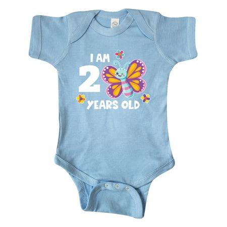 Inktastic I am 2 Years Old Cute Smiling Butterfly with Flowers Gift Baby Girl Bodysuit
Inktastic I am 2 Years Old Cute Smiling Butterfly with Flowers Gift Baby Girl Bodysuit