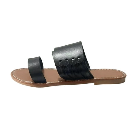 Youmylove Women Slide Slippers Fashion Summer Solid Color Leather Open Toe Flat Bottom Beach Slippers Leisure Ladies Cozy Daily Walking
Youmylove Women Slide Slippers Fashion Summer Solid Color Leather Open Toe Flat Bottom Beach Slippers Leisure Ladies Cozy Daily Walking