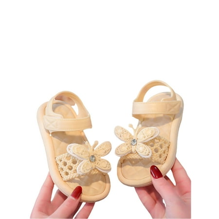Binpure Girls Sandals Butterfly Decoration Non-Slip Soft Sole Flat Shoes
Binpure Girls Sandals Butterfly Decoration Non-Slip Soft Sole Flat Shoes